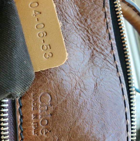 Authentic CHLOE nutmeg leather bag - Picture 6 of 7